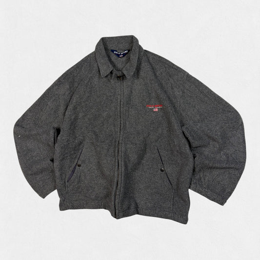 Vintage 90s Polo Sport fleece harrington jacket (L)