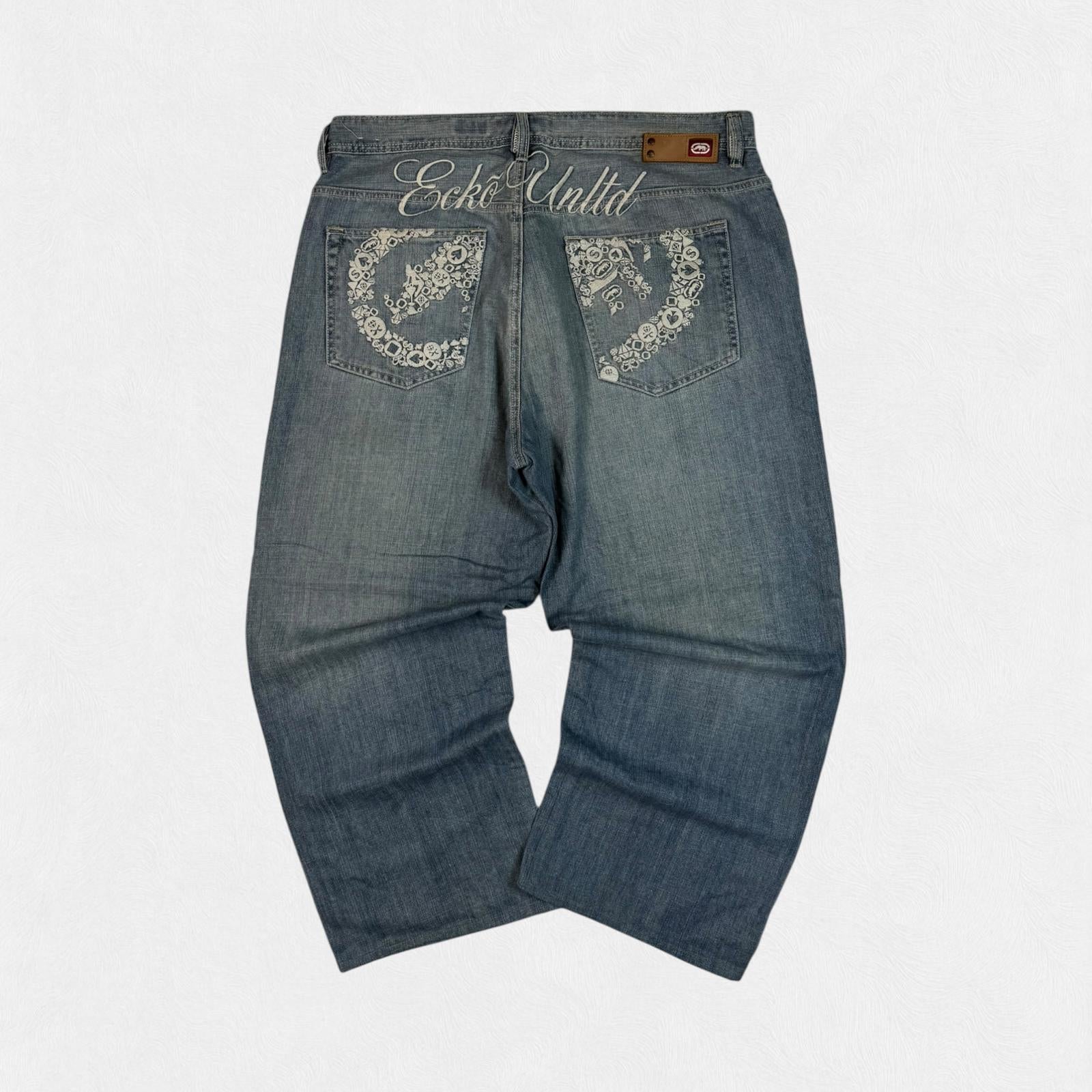 Vintage Ecko Unltd baggy hip hop Jeans (W40)
