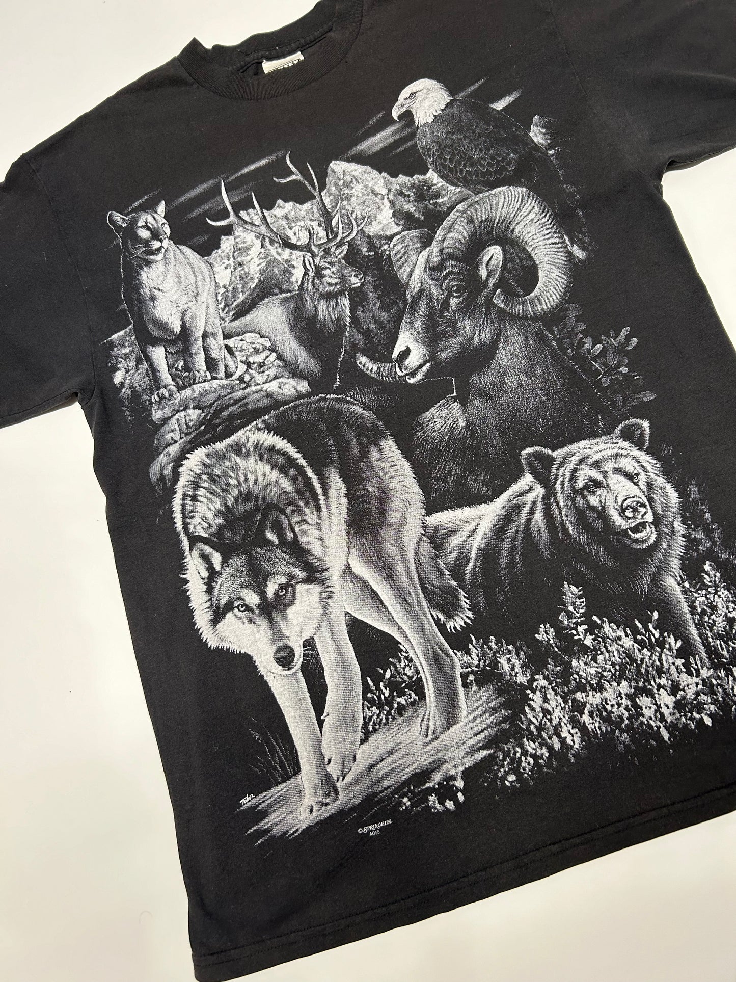 Vintage animal graphic tee (XL)