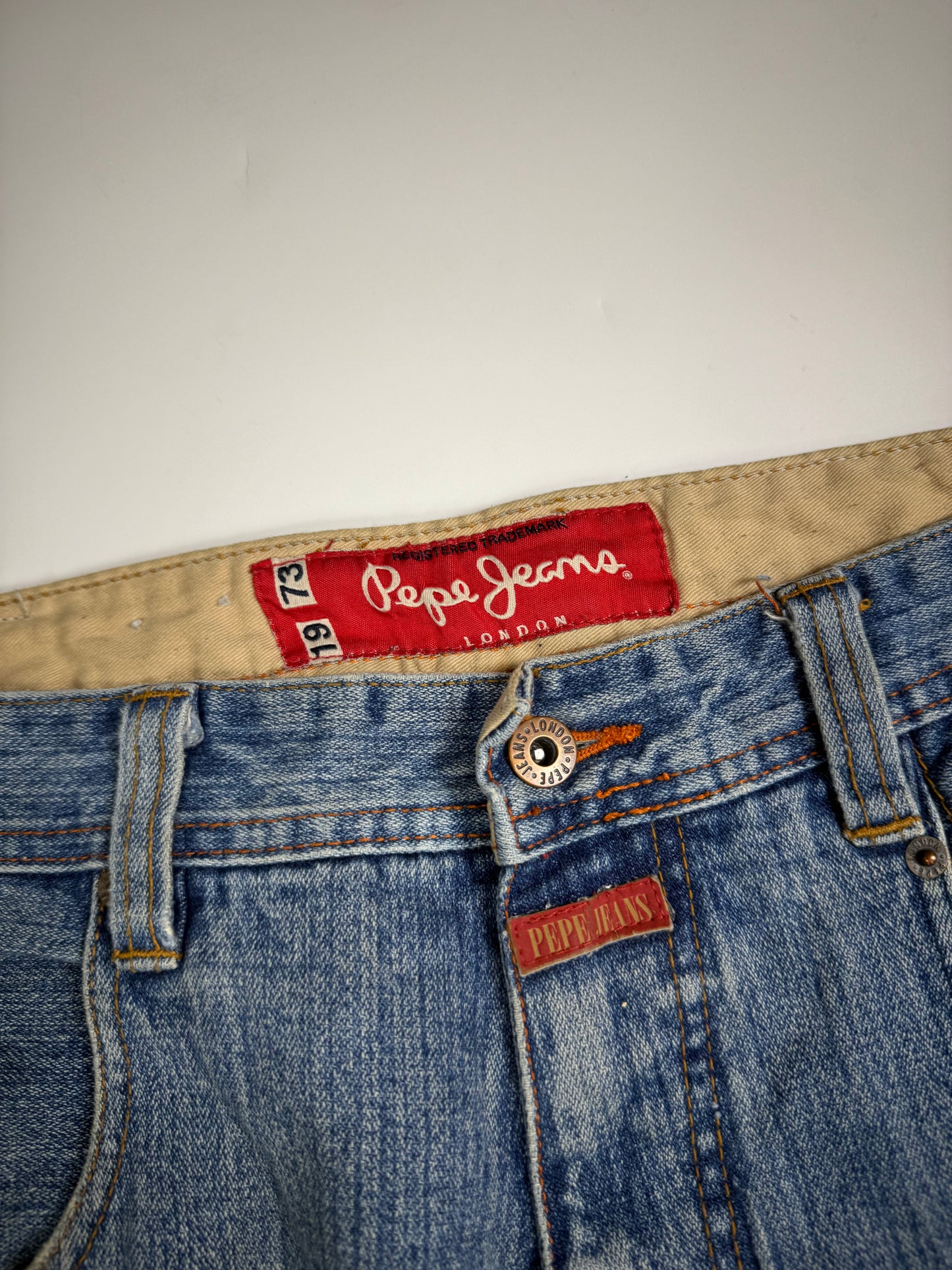 Vintage Y2K Pepe jeans all over print jeans (W36)