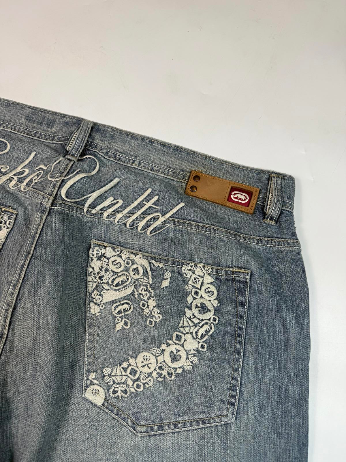 Vintage Ecko Unltd baggy hip hop Jeans (W40)
