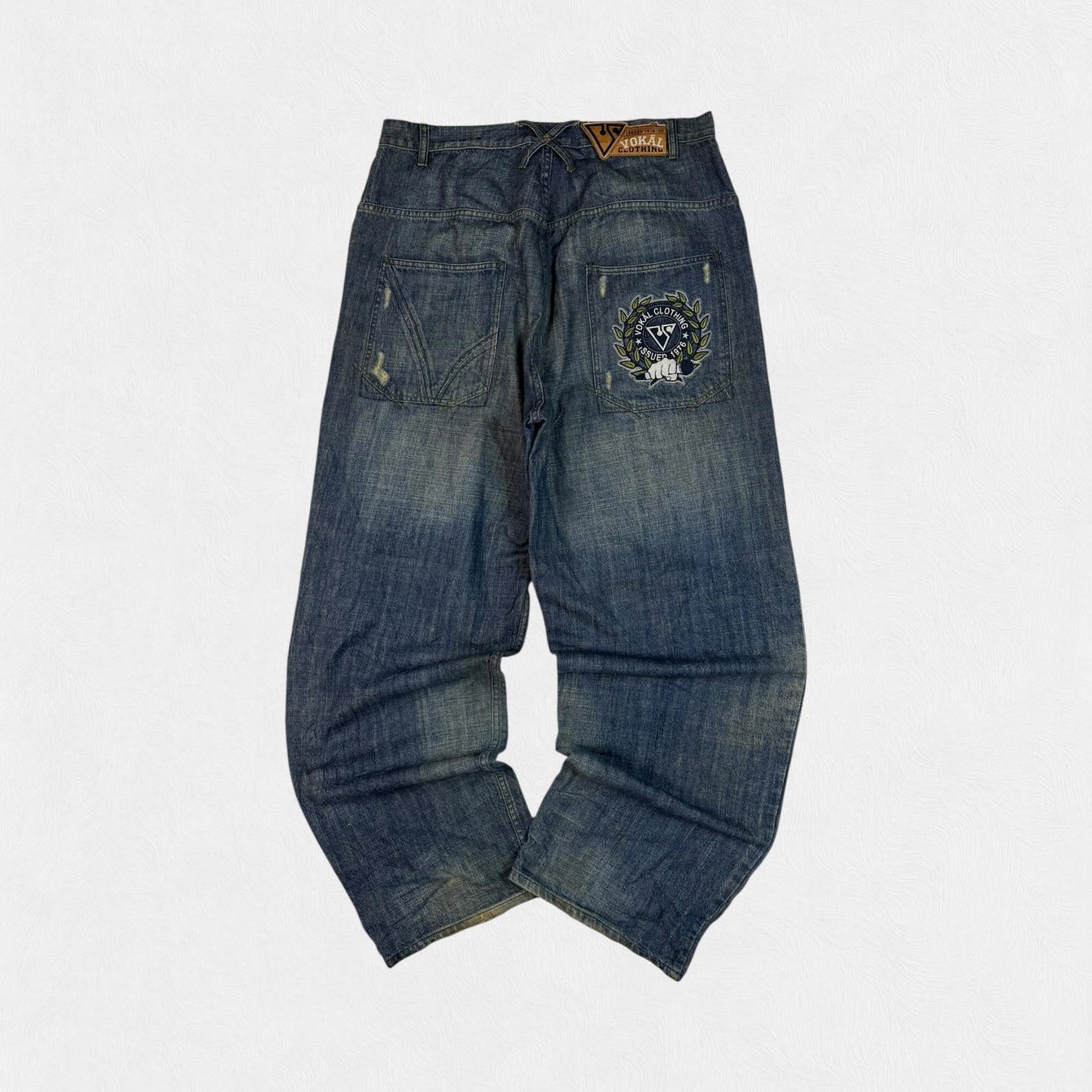 Vintage Y2K baggy hip hop Jeans (W36)