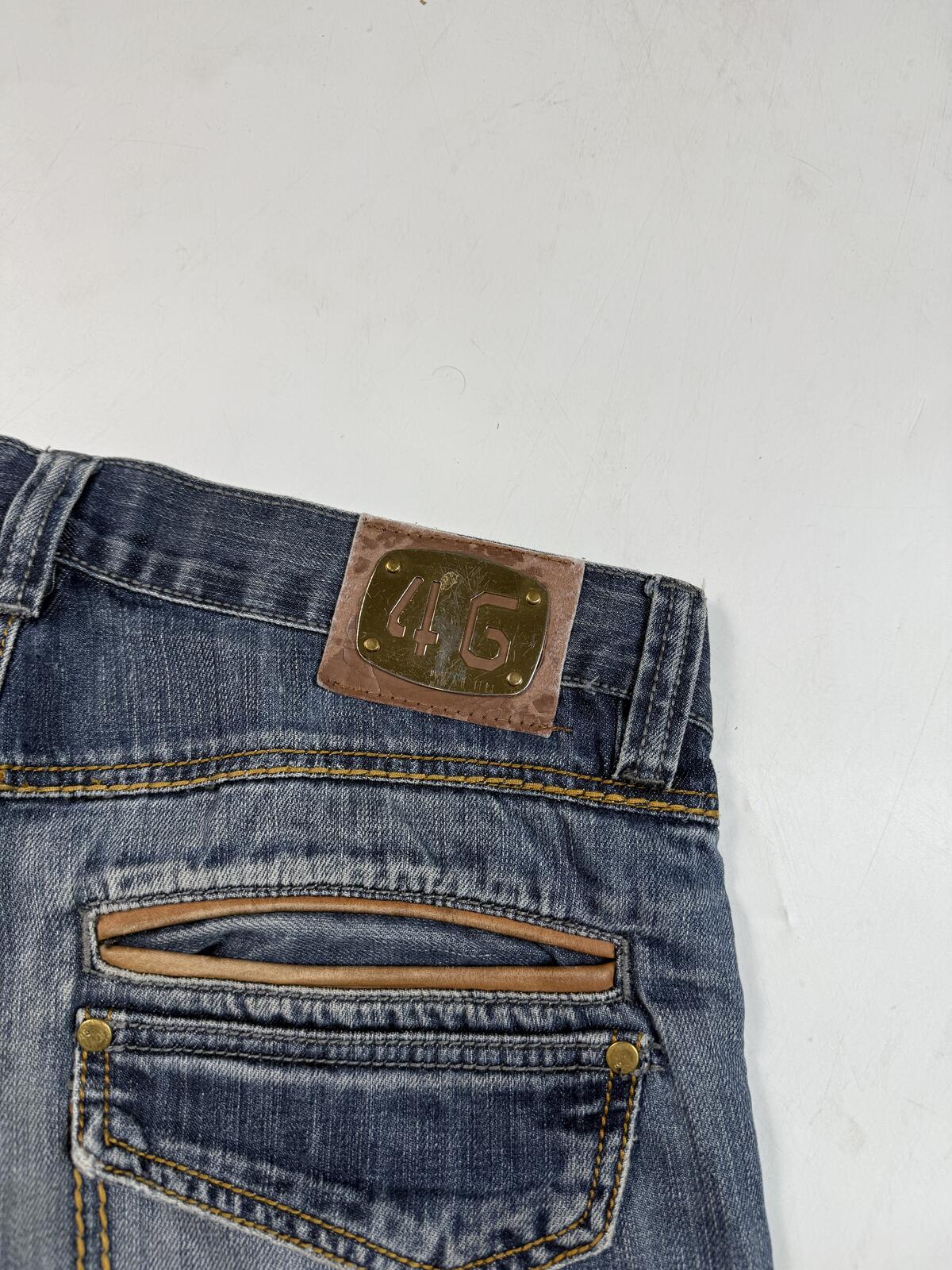 Vintage Y2K Skull logo hip hop jeans (W34)