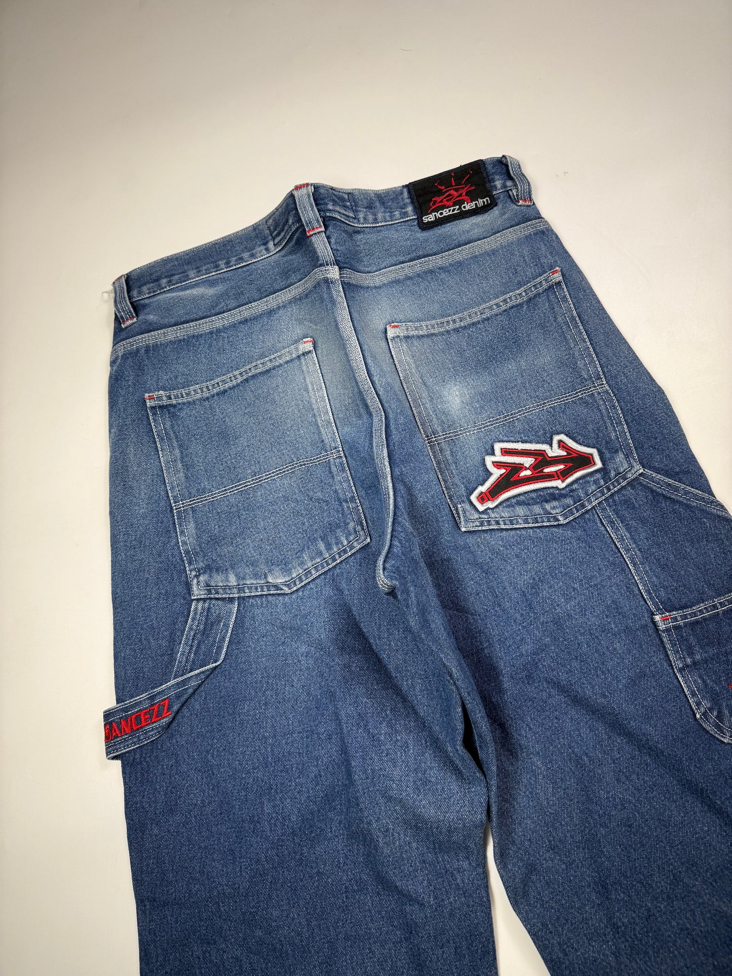 Vintage Y2K Hip Hop baggy carpenter jeans (W34)