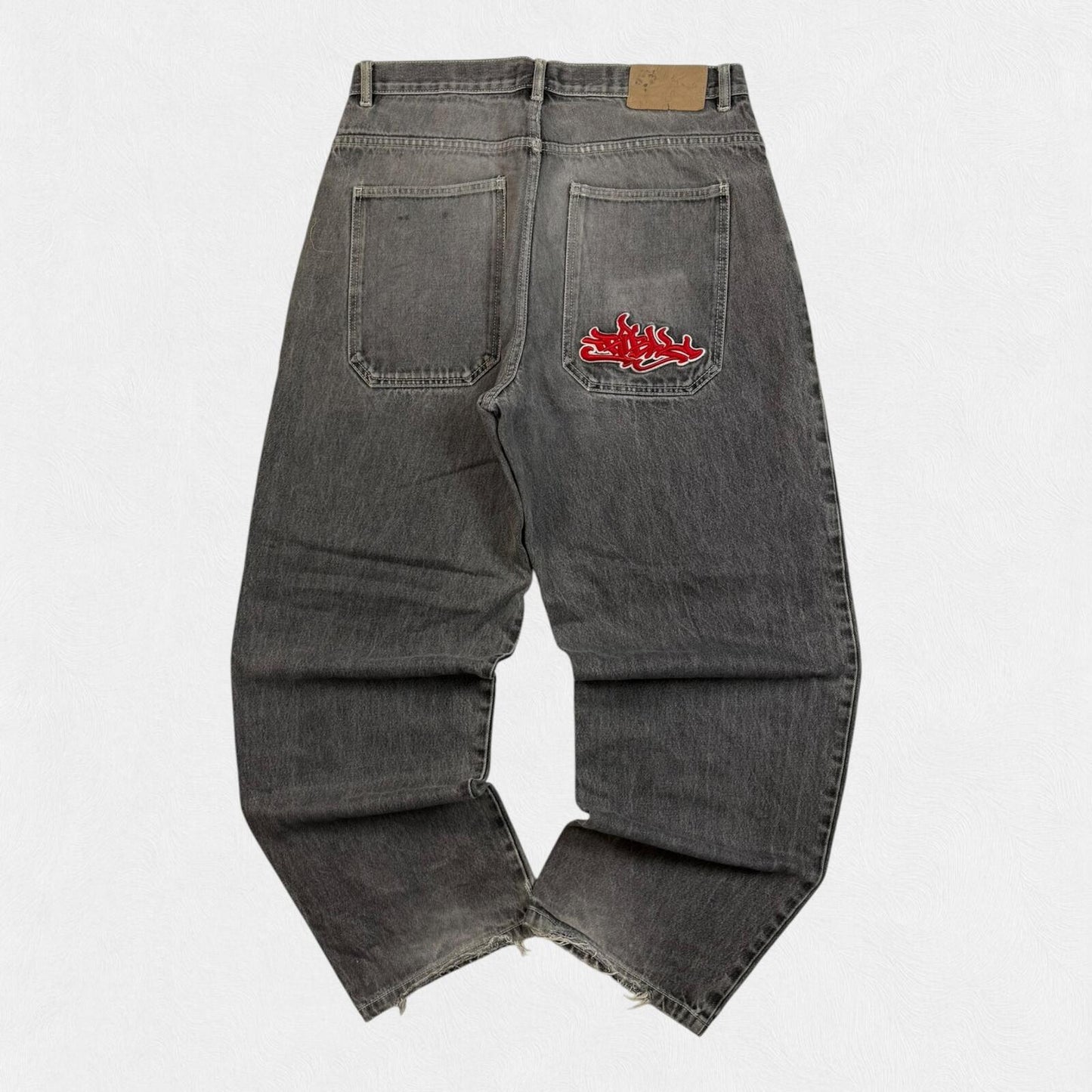 Vintage Y2K Tribal baggy hip hop jeans (W36)