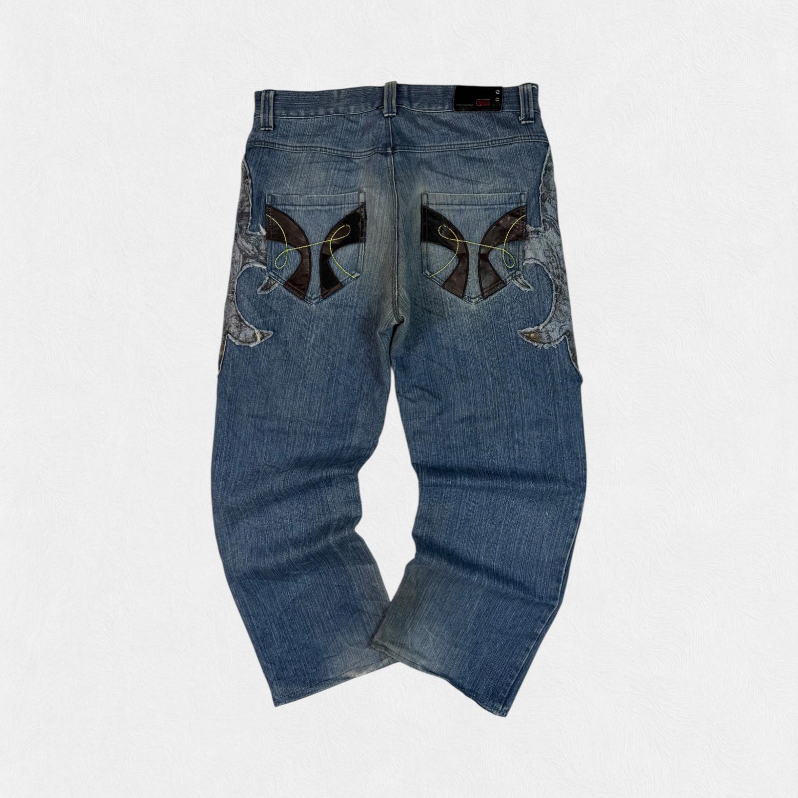 Vintage Y2K baggy hip hop Jeans (W36)