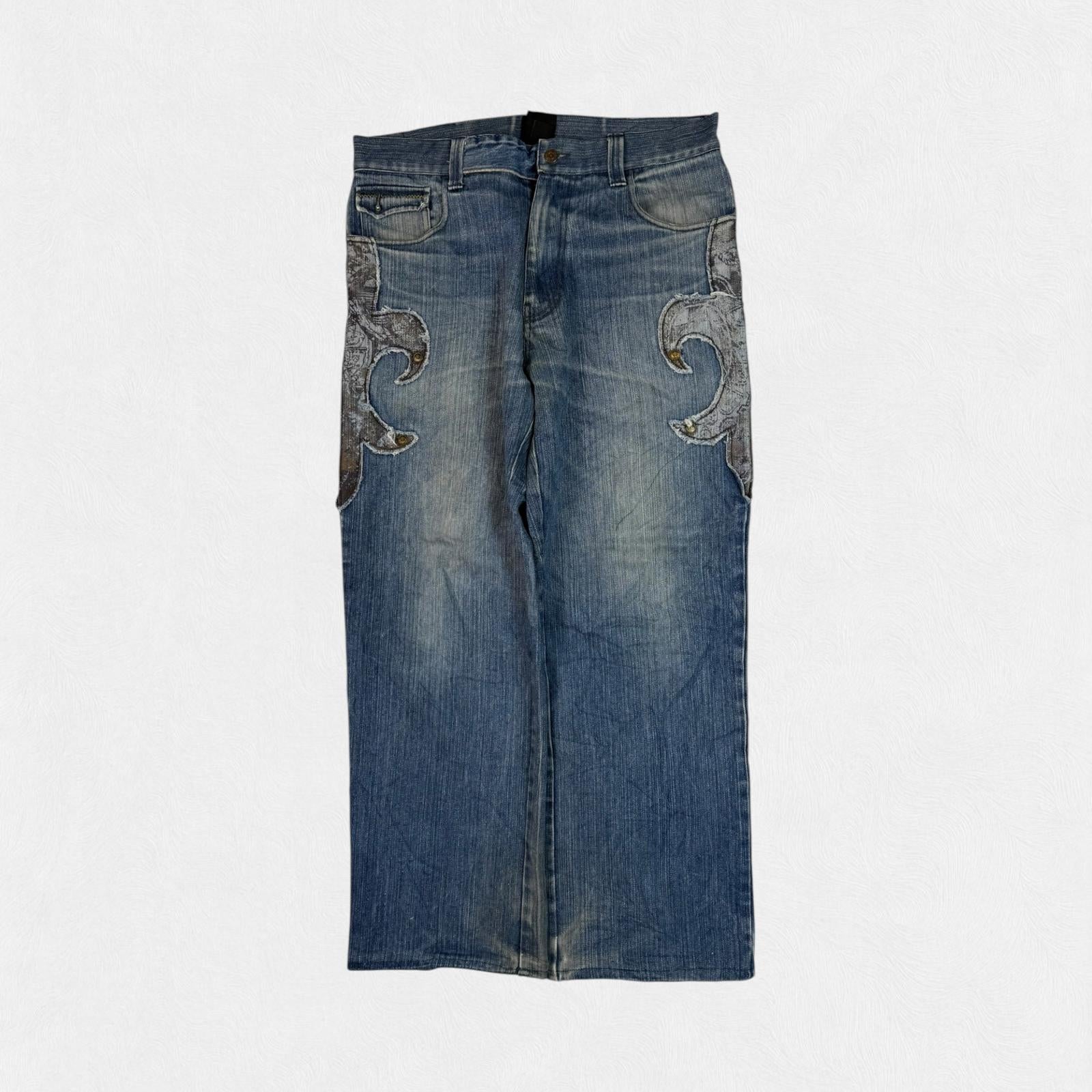 Vintage Y2K baggy hip hop Jeans (W36)