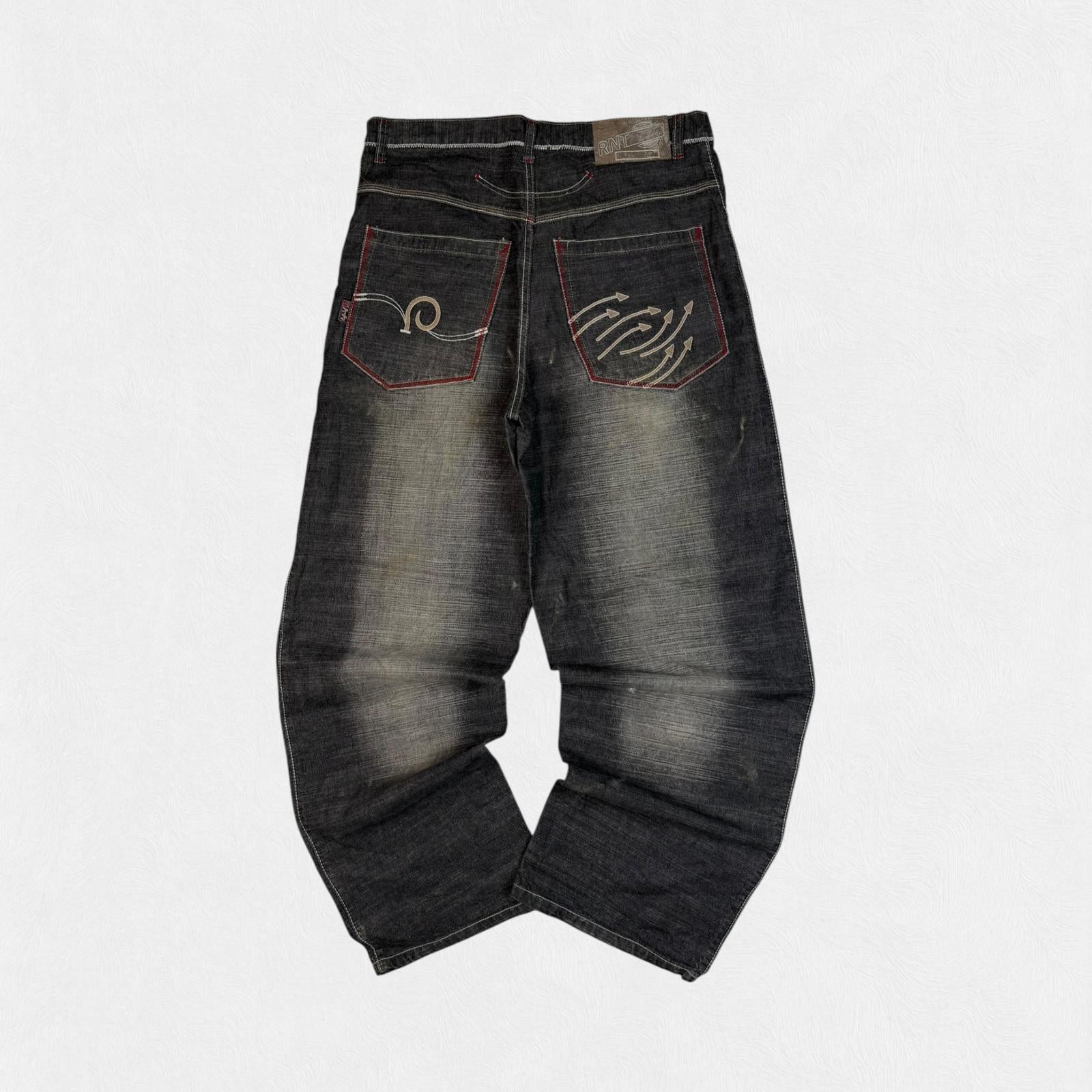 Vintage Y2K baggy hip hop Jeans (W36)