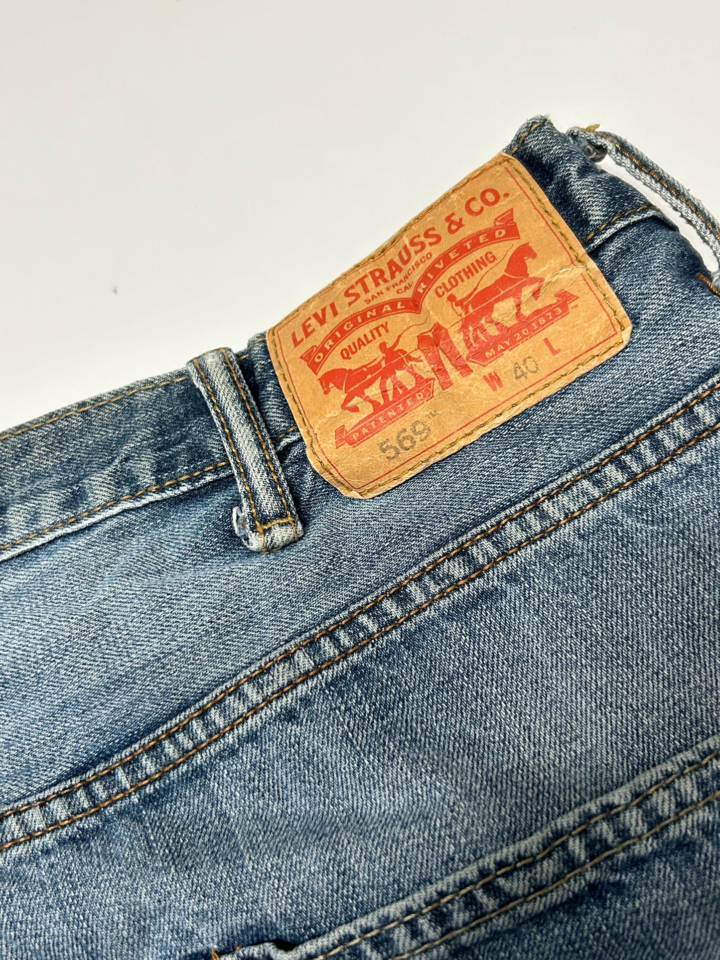 Levi's 569 baggy jorts (W40)