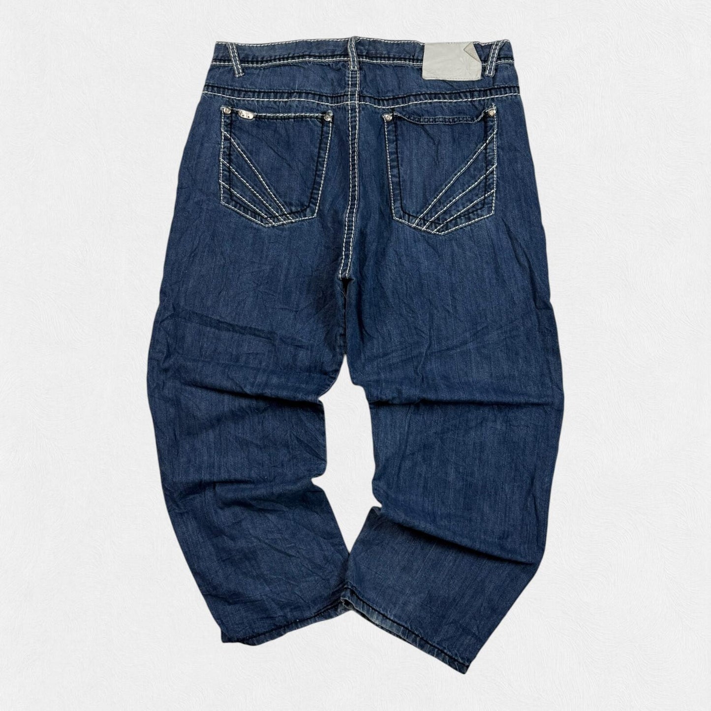 Vintage Y2K Akademiks baggy hip hop jeans (W40)