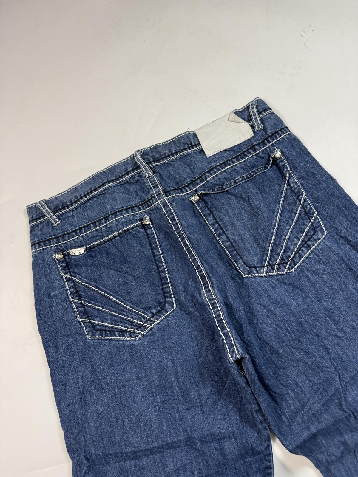 Vintage Y2K Akademiks baggy hip hop jeans (W40)