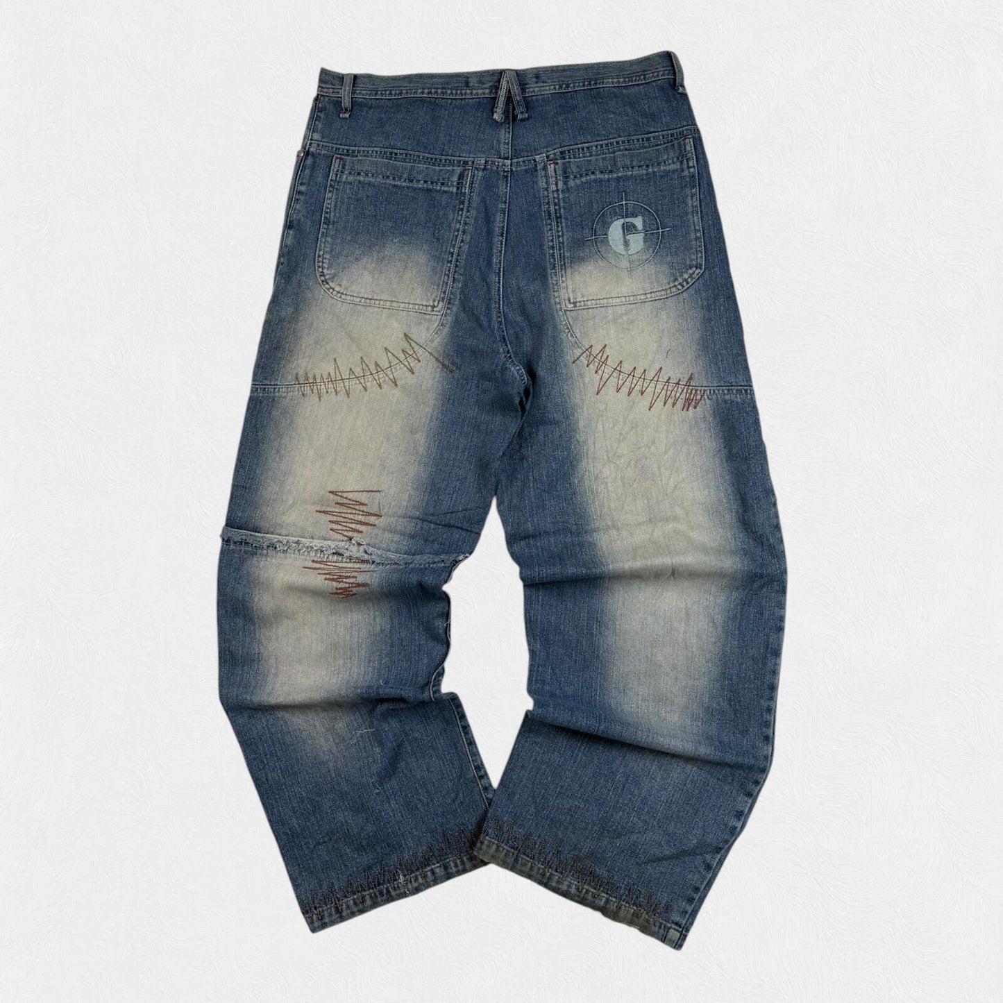 Vintage Y2K baggy hip hop jeans (W36)