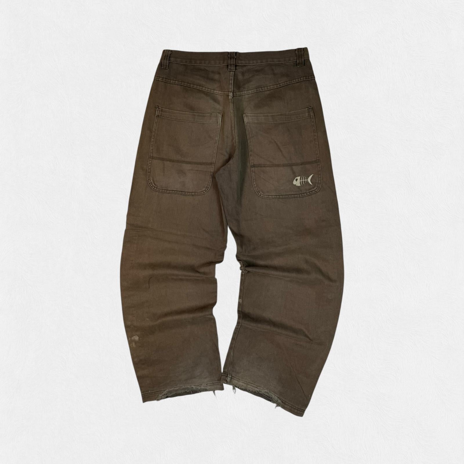 Vintage Y2K Fishbone baggy hip hop pants (W32)