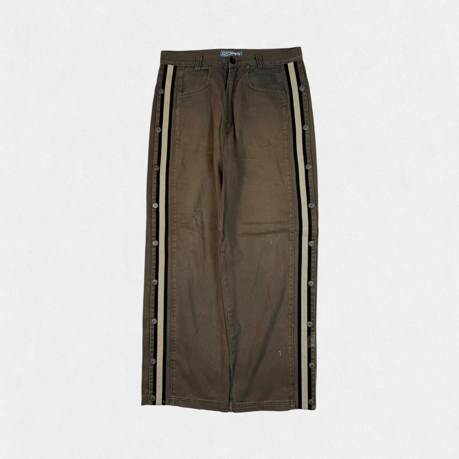 Vintage Y2K Fishbone baggy hip hop pants (W32)