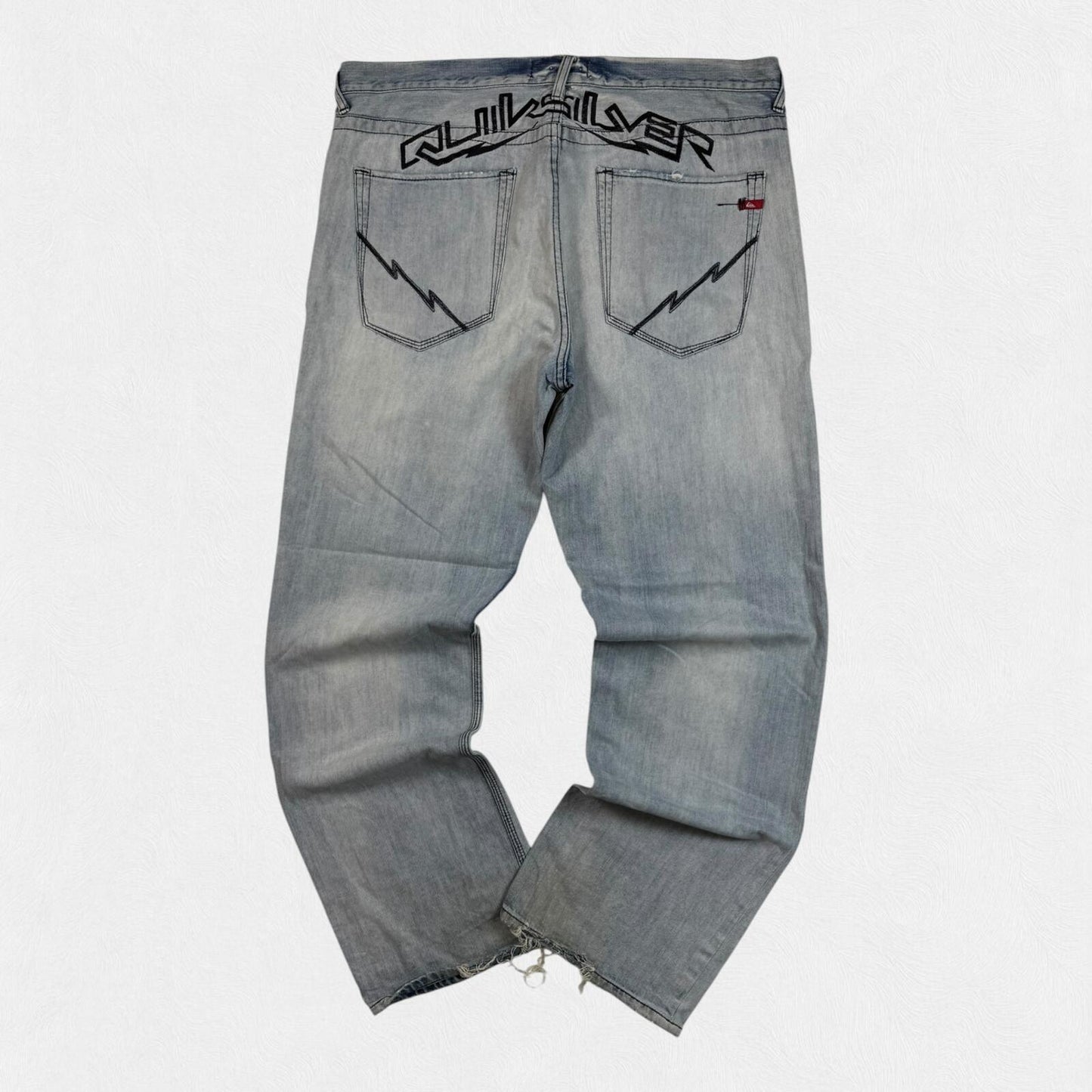 Vintage Y2K Quiksilver baggy hip hop jeans (W40)