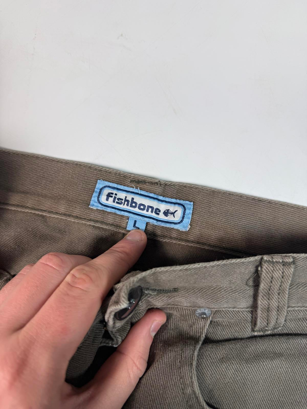 Vintage Y2K Fishbone baggy hip hop pants (W32)