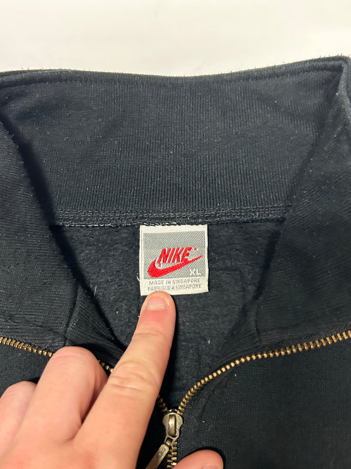 Vintage 80s Nike quarter zip sweatshirt (XL)