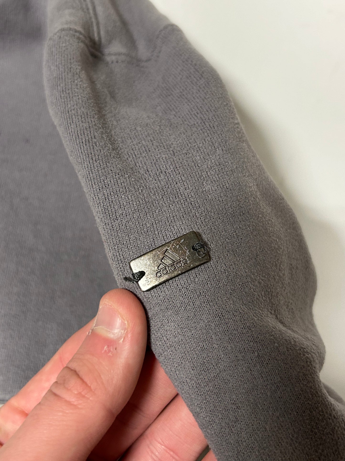 Vintage Adidas quarter zip sweatshirt (XL)