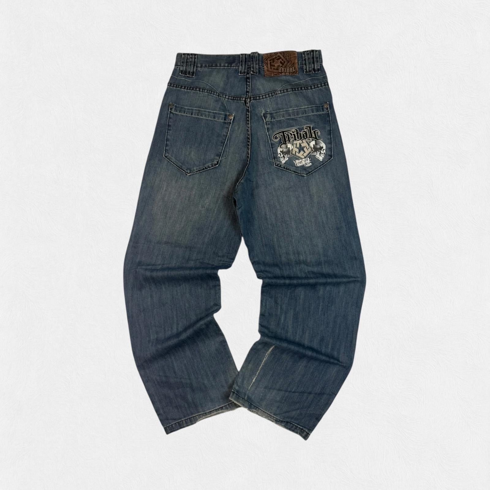 Vintage Y2K baggy hip hop Jeans (W32)