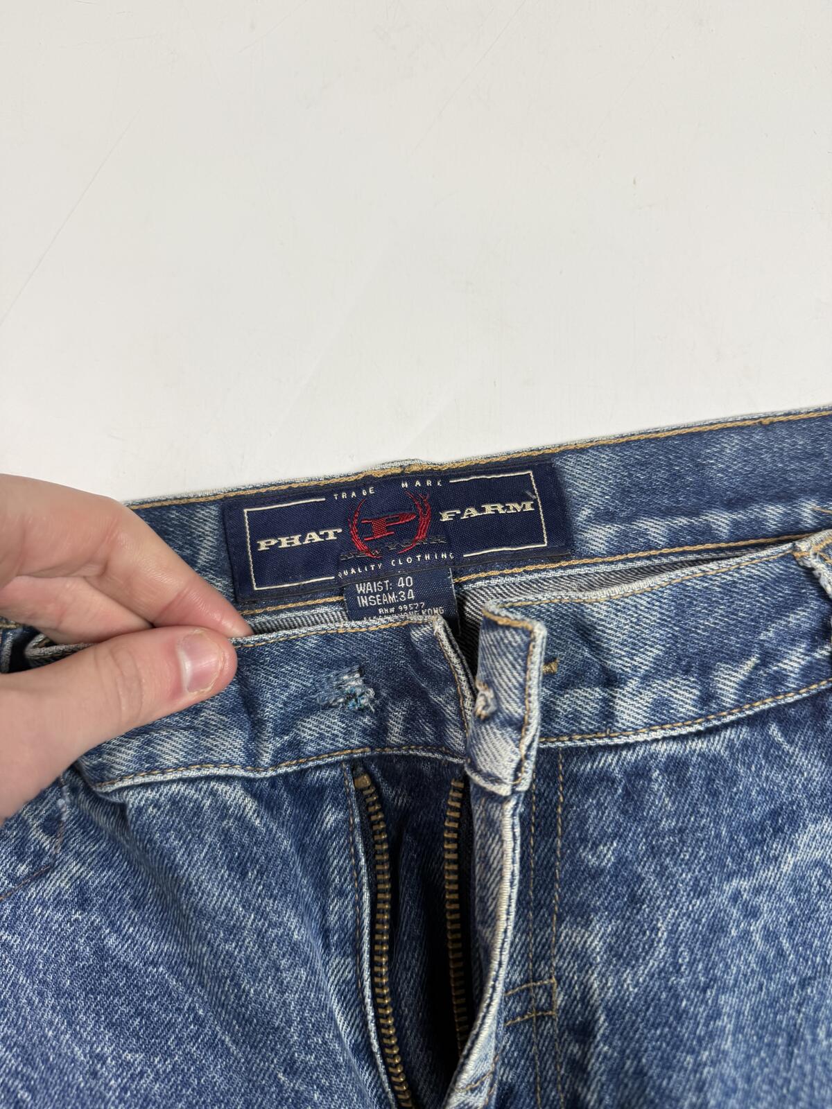 Vintage Phat Farm baggy hip hop carpenter jeans (W40)