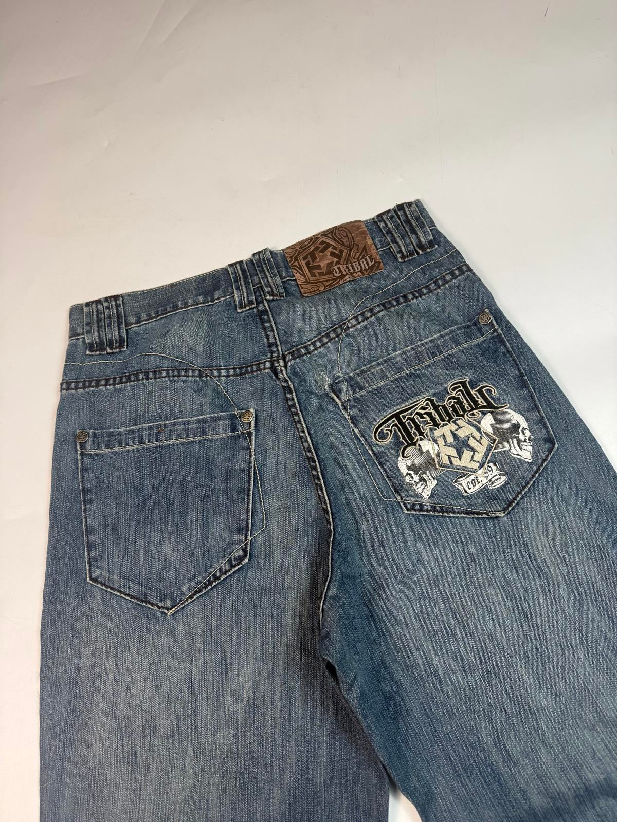 Vintage Y2K baggy hip hop Jeans (W32)