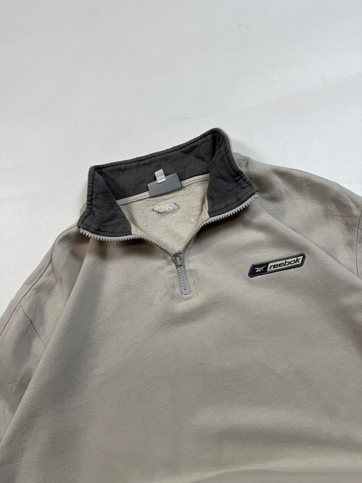 Vintage Reebok quarter zip sweatshirt (XL)