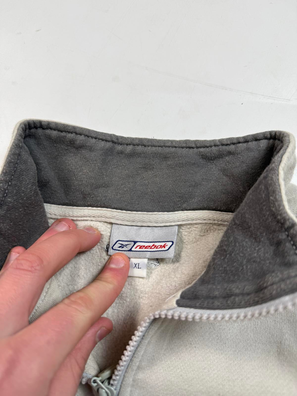 Vintage Reebok quarter zip sweatshirt (XL)