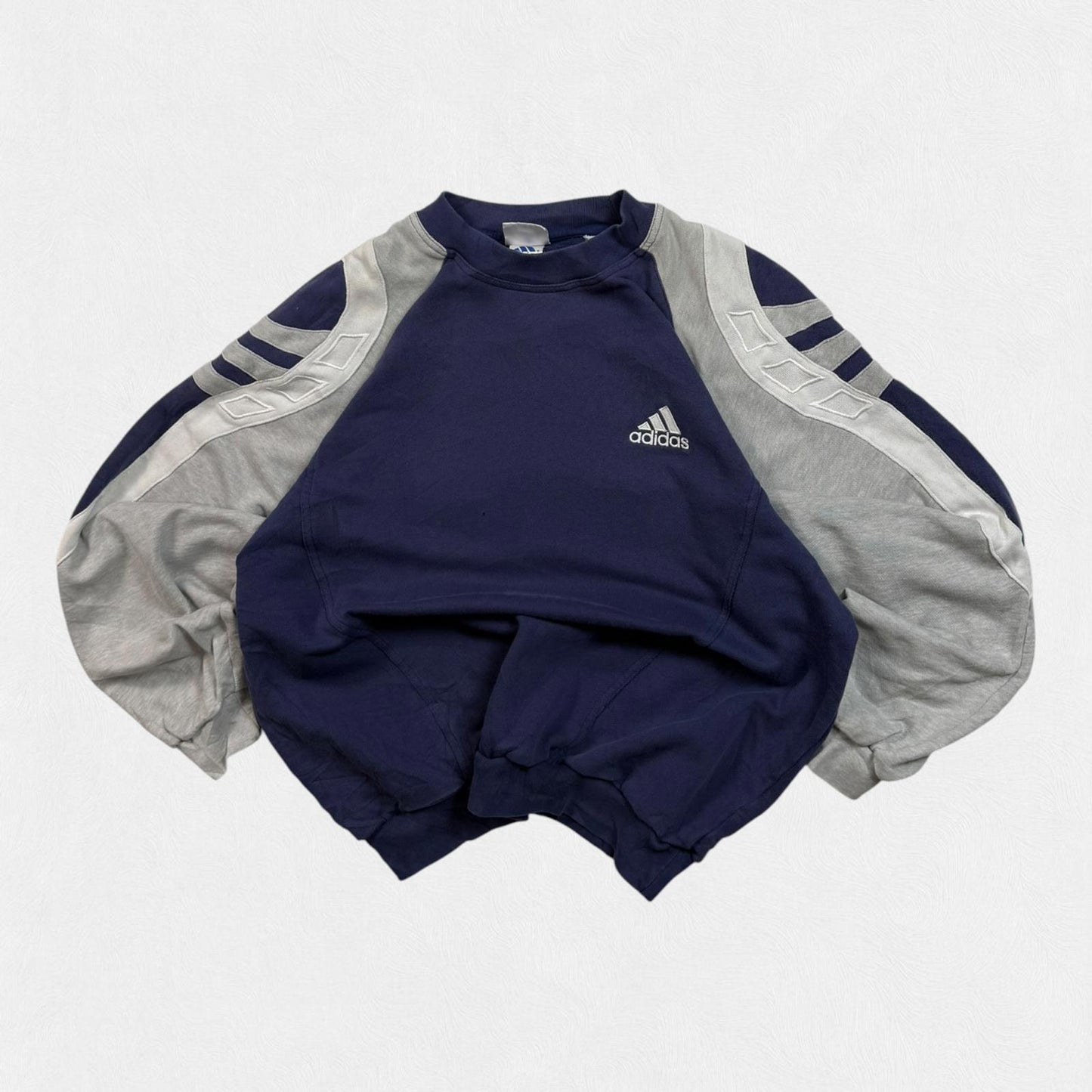 Vintage 90s adidas colour block sweatshirt (M)