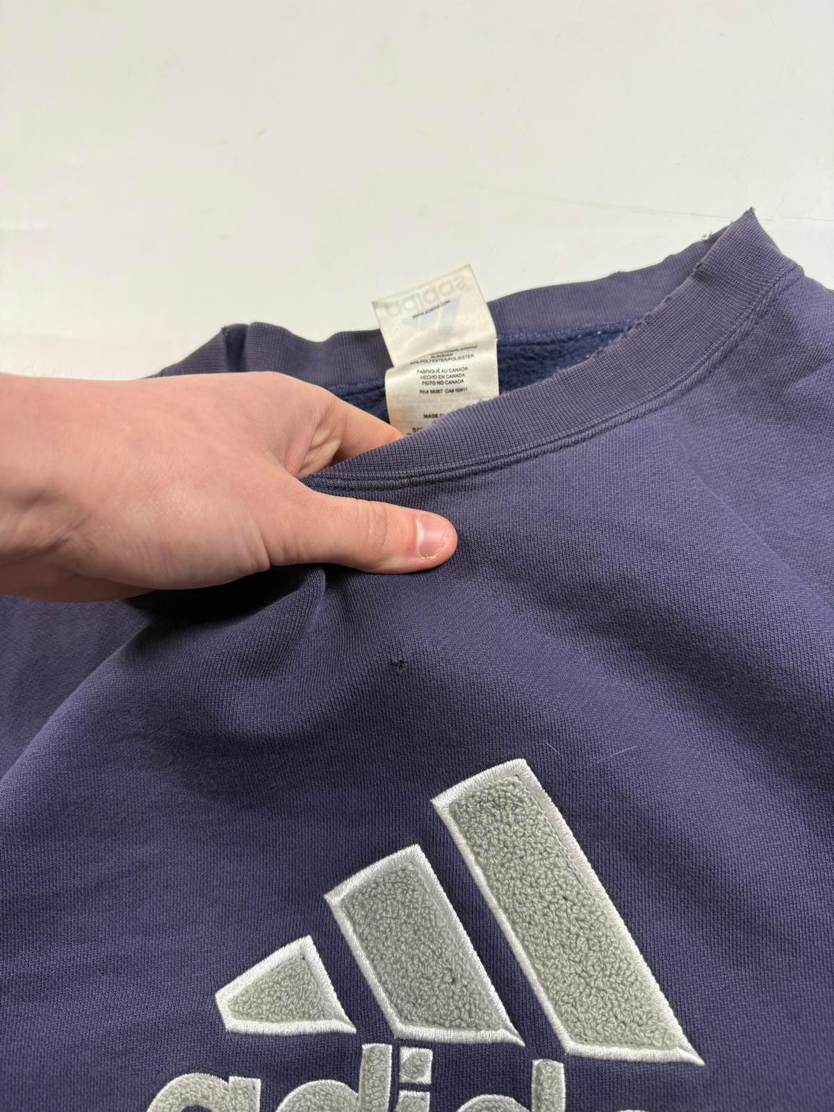 Vintage 90s adidas centre logo sweatshirt (XL)
