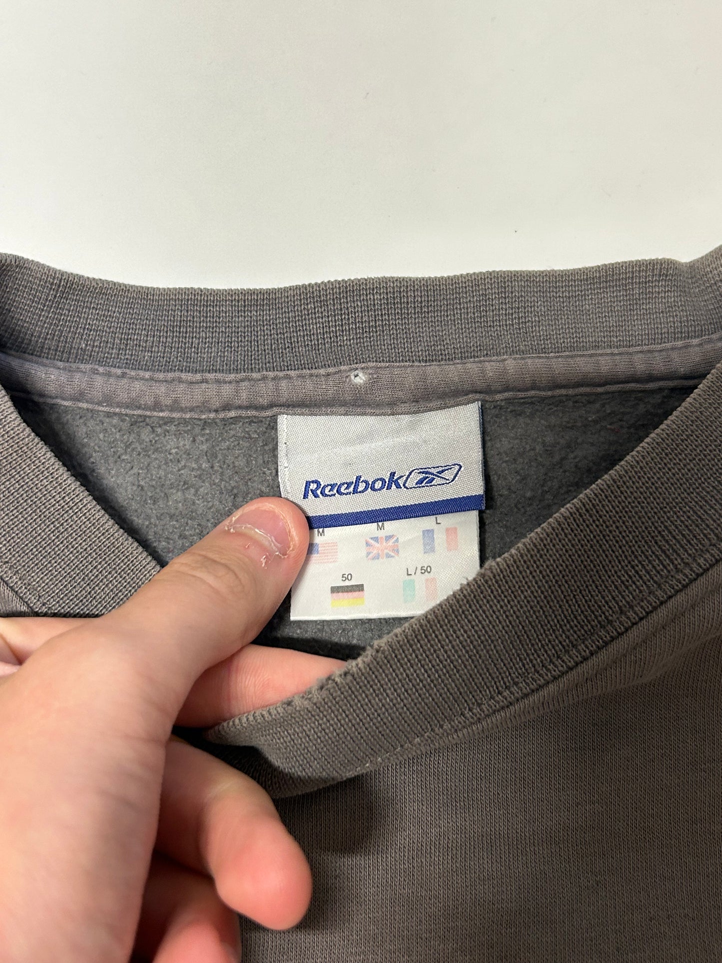 Vintage Reebok spell out sweatshirt (M)