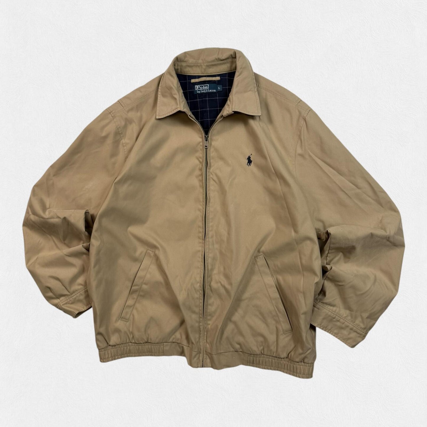 Vintage Polo Ralph Lauren harrington jacket beige (L)