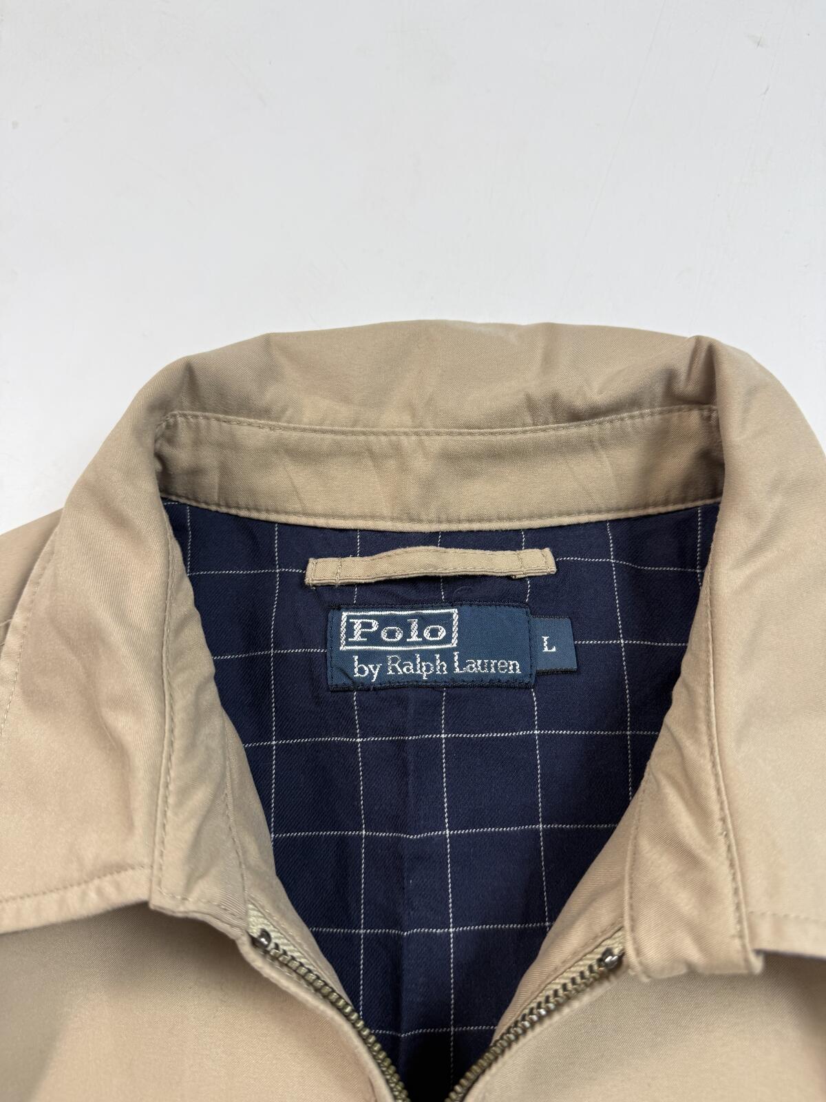Vintage Polo Ralph Lauren harrington jacket beige (L)