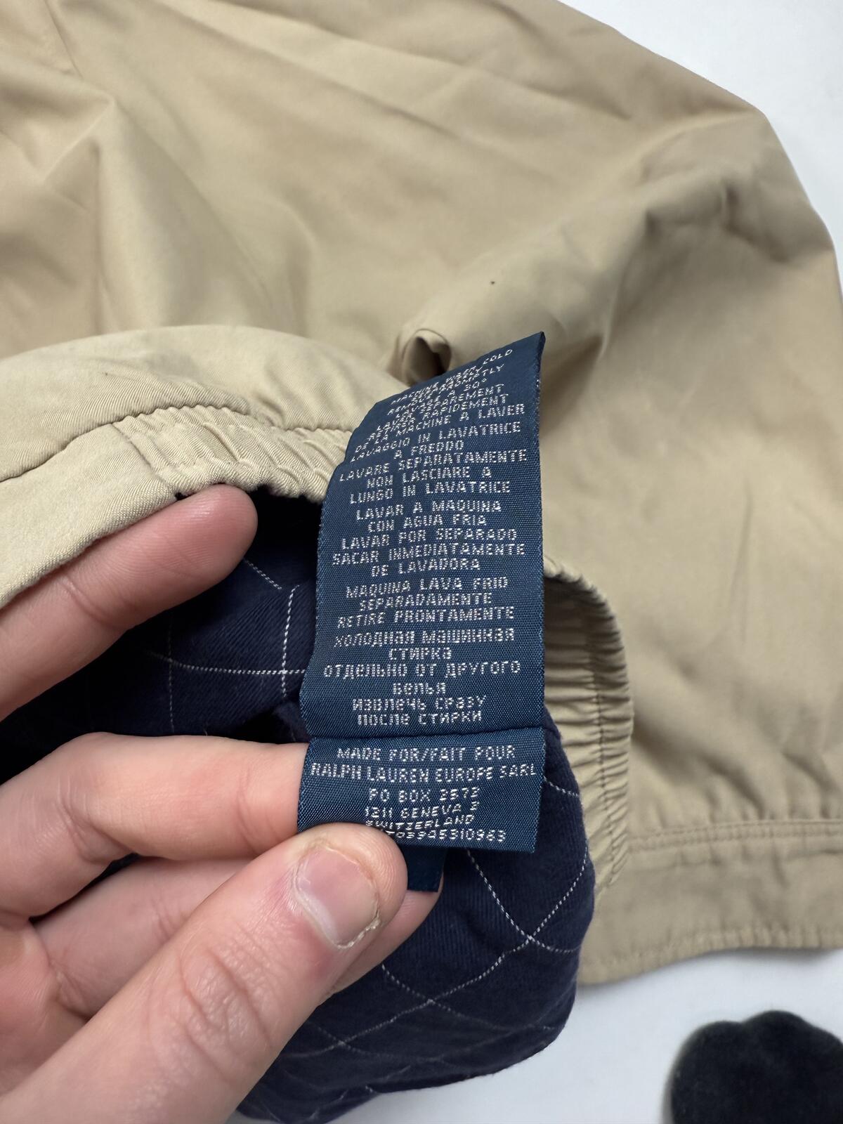 Vintage Polo Ralph Lauren harrington jacket beige (L)