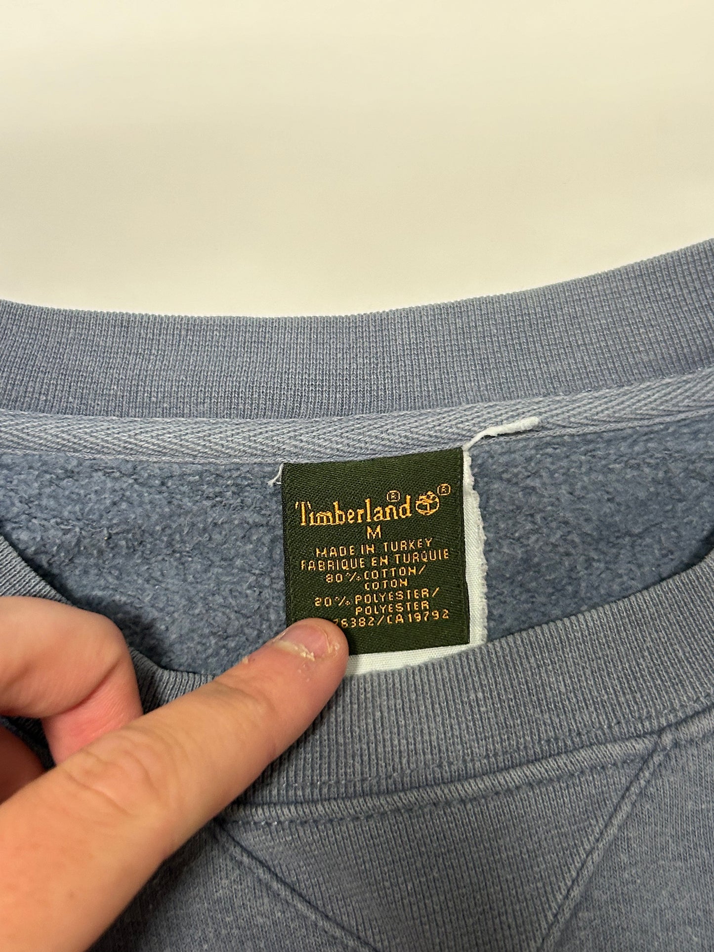 Vintage Timberland small logo sweatshirt (M)