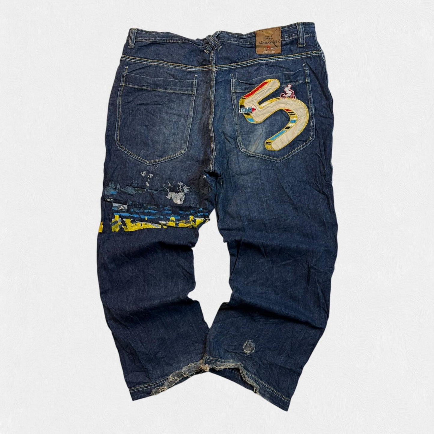 Vintage Y2K baggy hip hop jeans (W38)