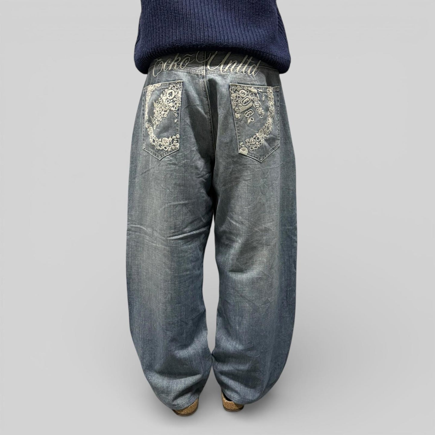 Vintage Ecko Unltd baggy hip hop Jeans (W40)