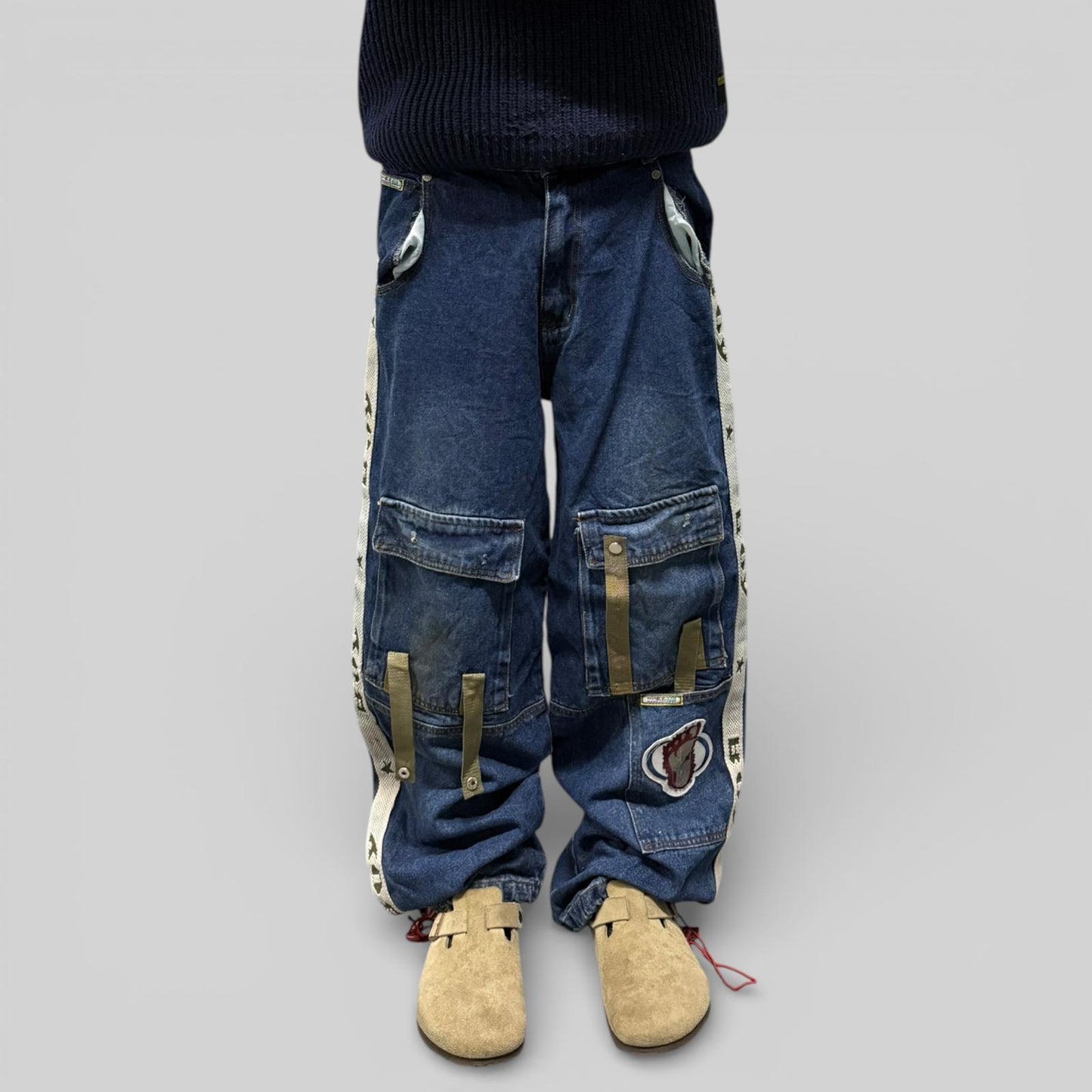 Vintage Y2K Japanese baggy hip hop Jeans (W36)