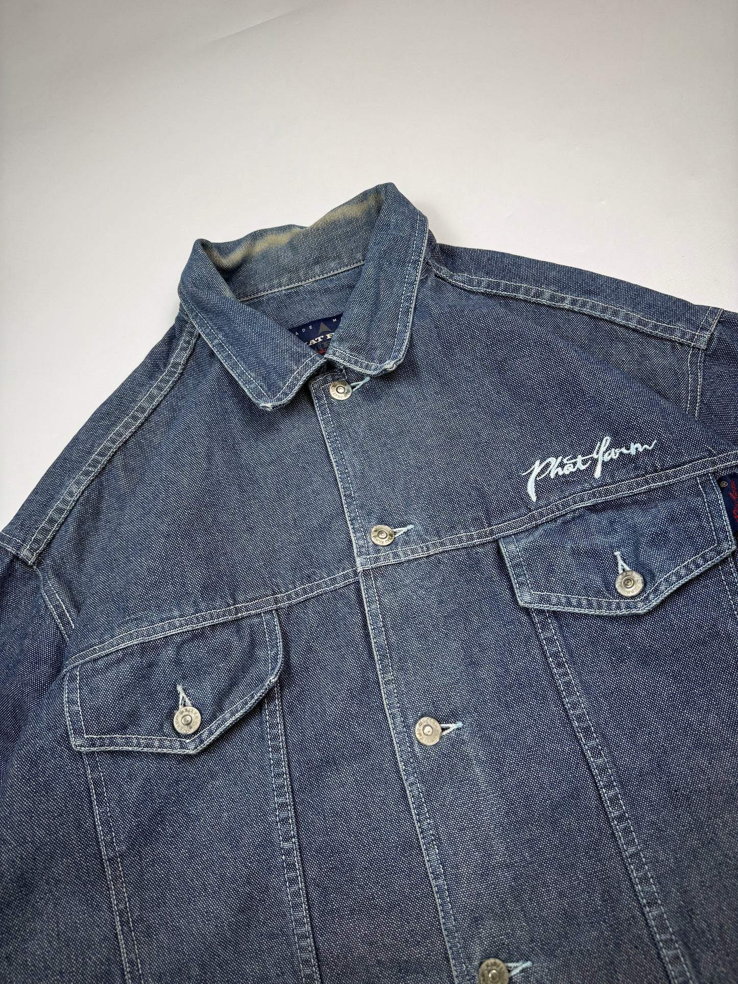 Vintage Y2K Phat Farm denim jacket (XXL)