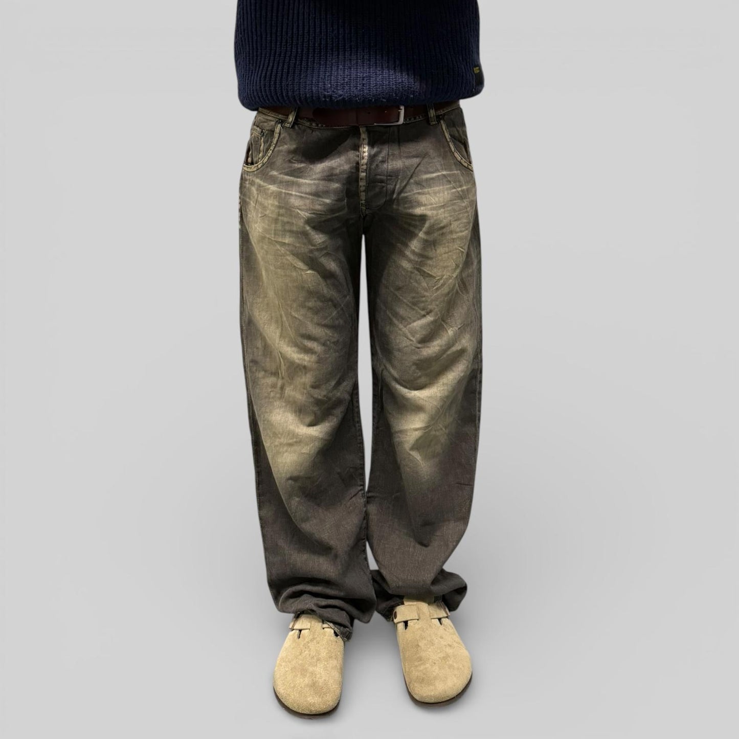 Vintage Y2K baggy hip hop Jeans (W38)