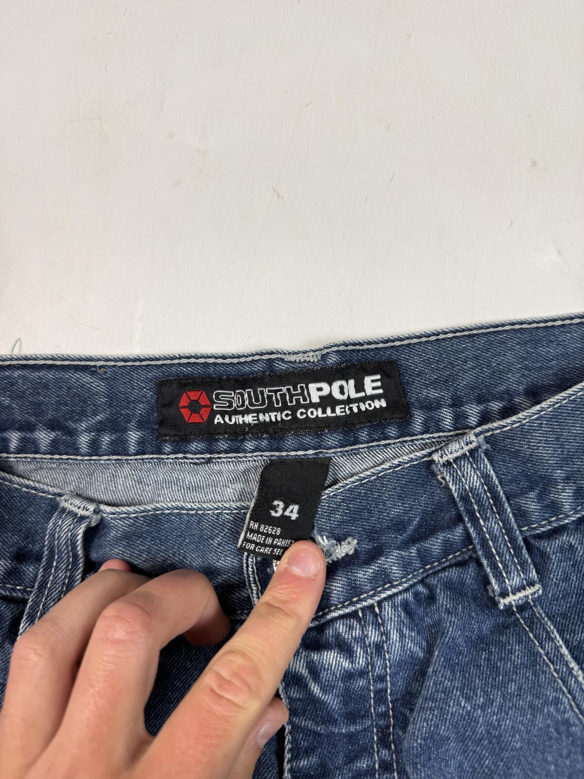 Vintage Southpole baggy hip hop jorts (W34)