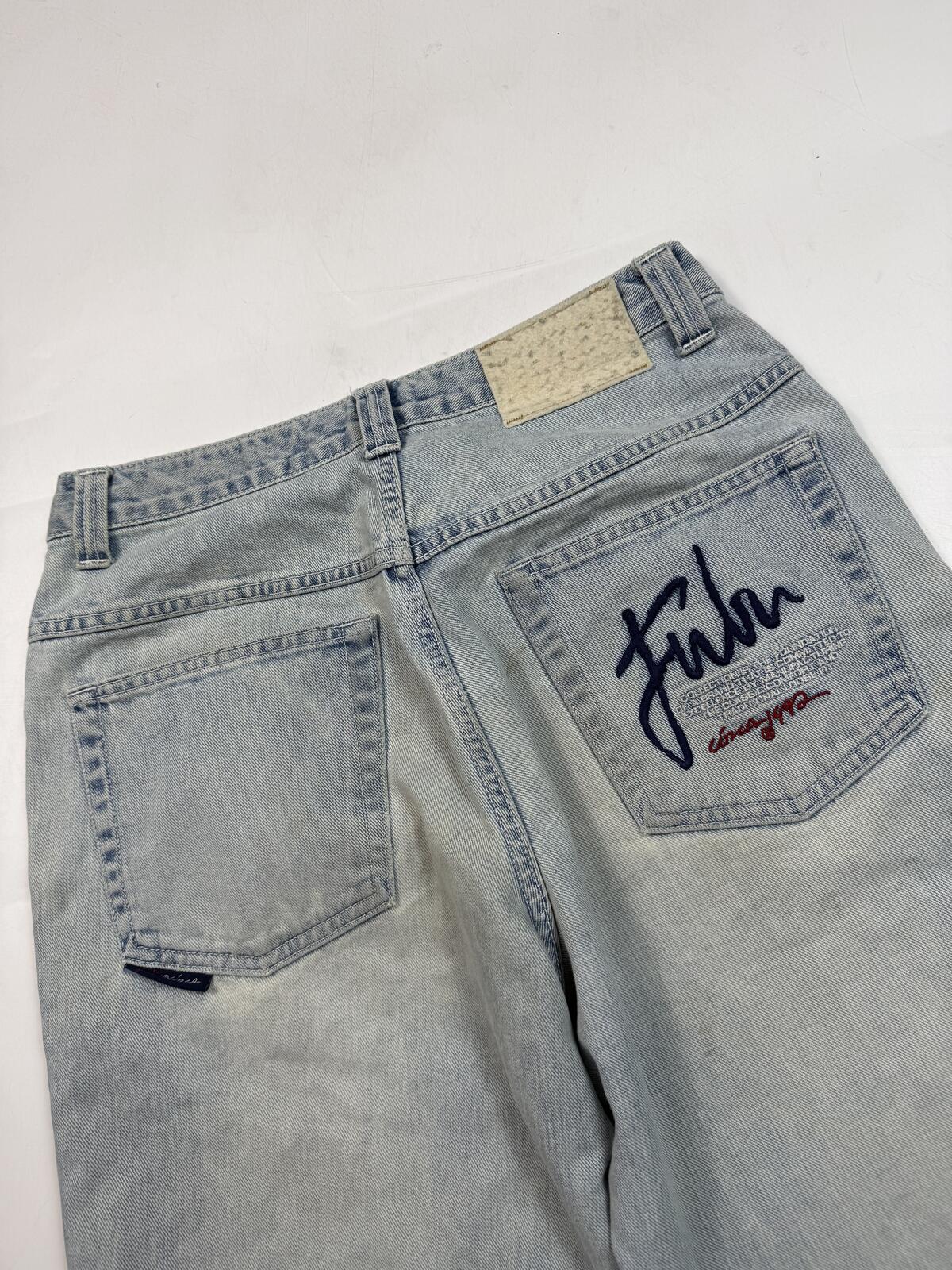 Vintage Fubu baggy hip hop jorts (W32)