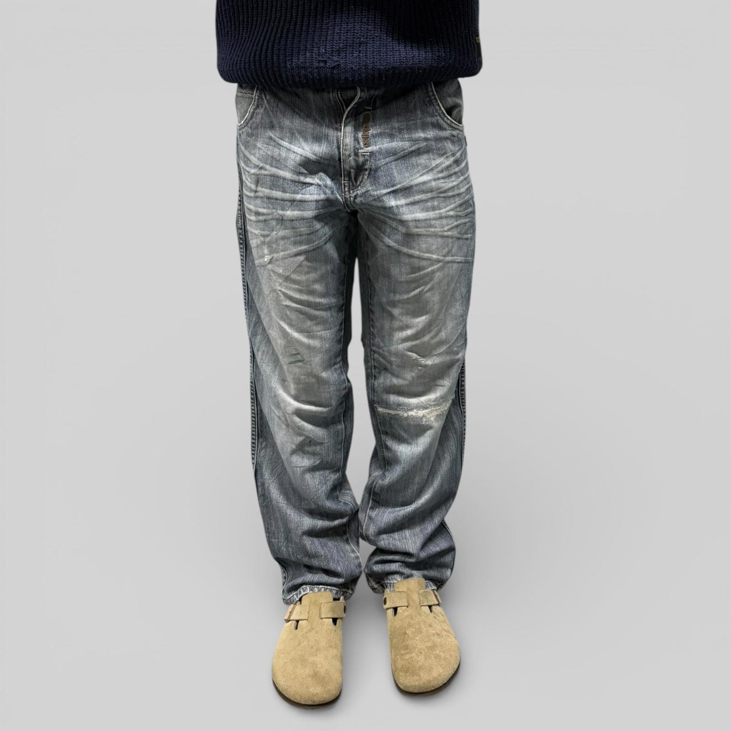 Vintage Pelle Pelle baggy hip hop Jeans (W32)