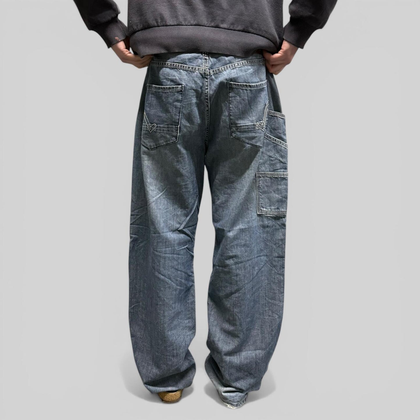 Vintage Ecko Unltd baggy hip hop carpenter jeans (W36)
