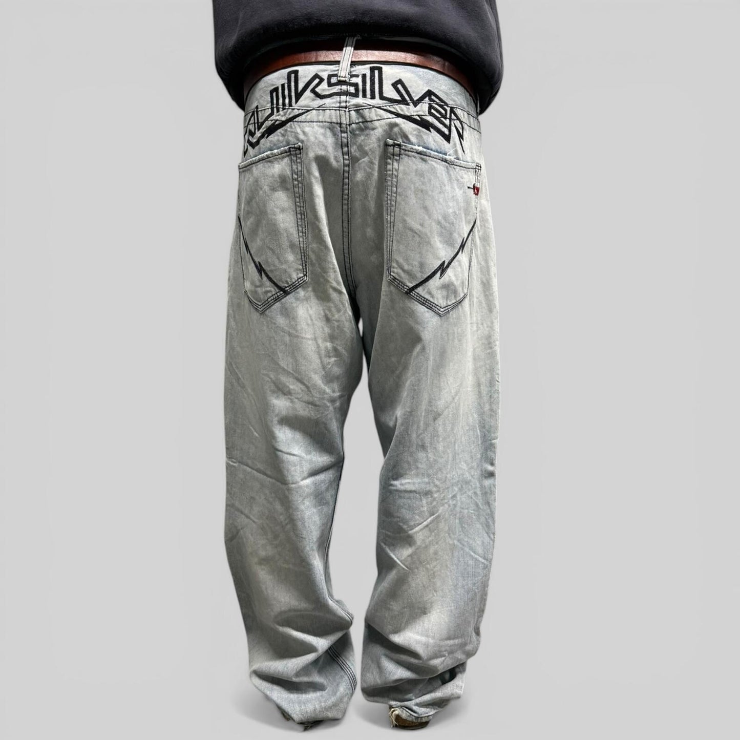 Vintage Y2K Quiksilver baggy hip hop jeans (W40)