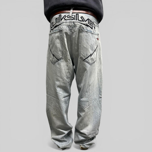 Vintage Y2K Quiksilver baggy hip hop jeans (W40)