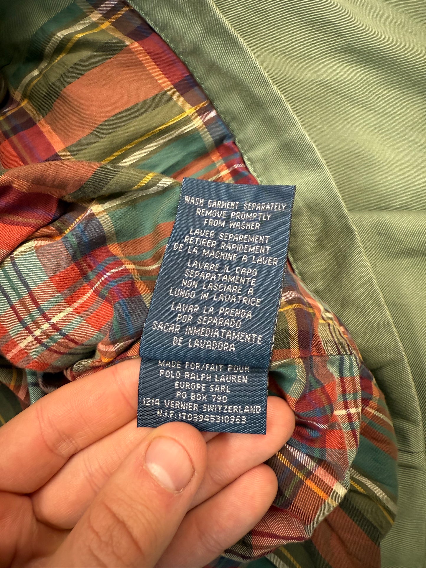 Vintage 90s Polo Ralph Lauren harrington jacket (XL)