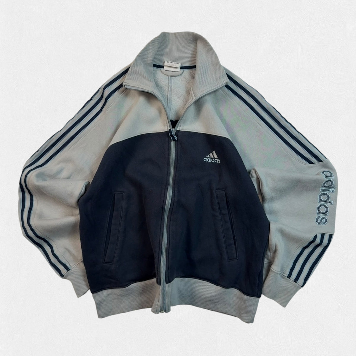 Vintage Adidas spell out track top (M)