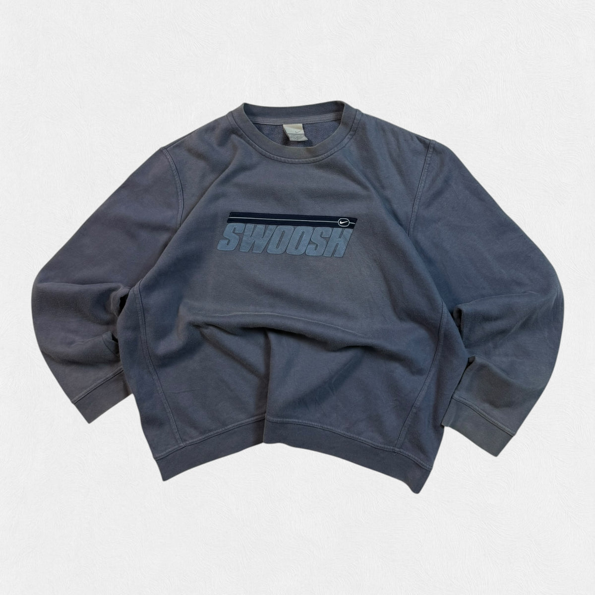 Vintage Nike swoosh spell out sweatshirt (L)