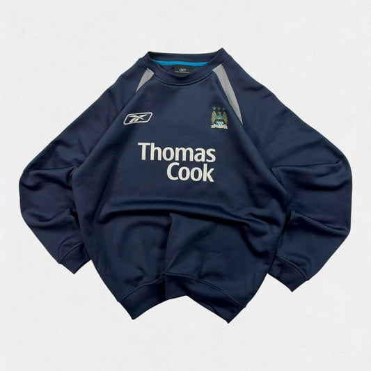 Vintage Manchester City 2004/05 Reebok football sweatshirt (M)