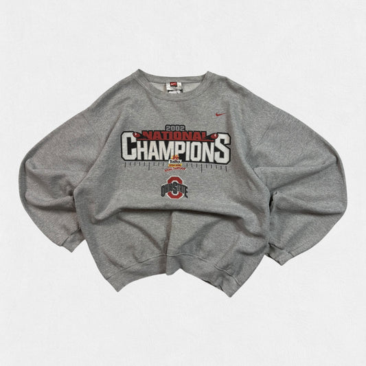Vintage Nike Ohio State 2002 champions graphic sweatshirt (L)